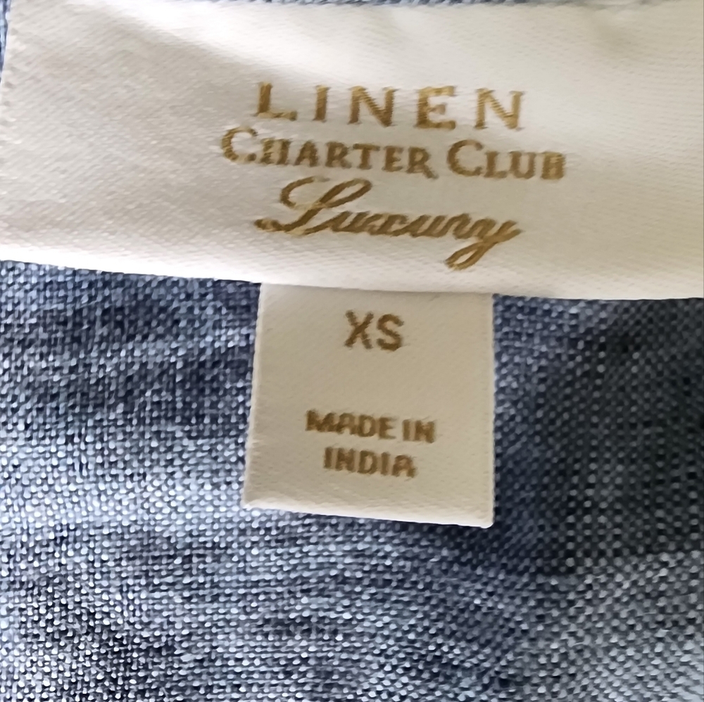 Charter club linen blouse - Picture 4 of 6
